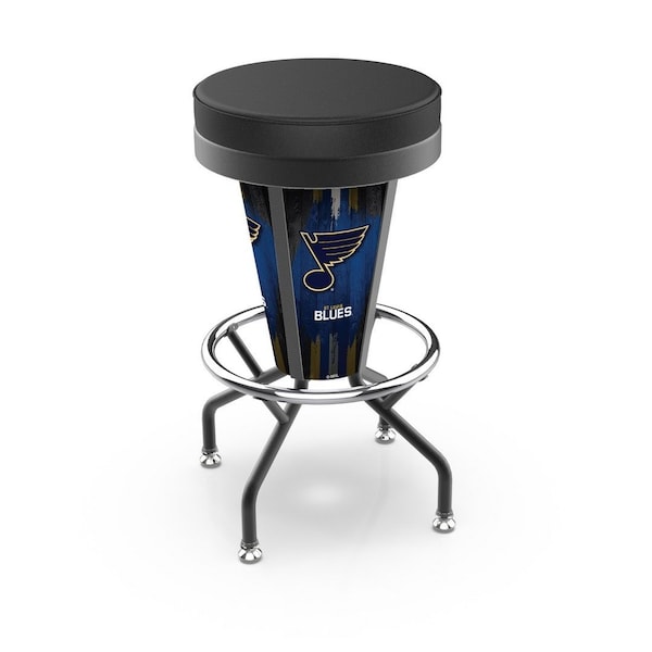 Lighted St Louis Blues 30" Swivel Bar Stool
